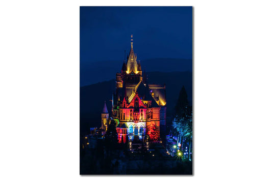 Schlossleuchten an der Drachenburg im Sibengebirge