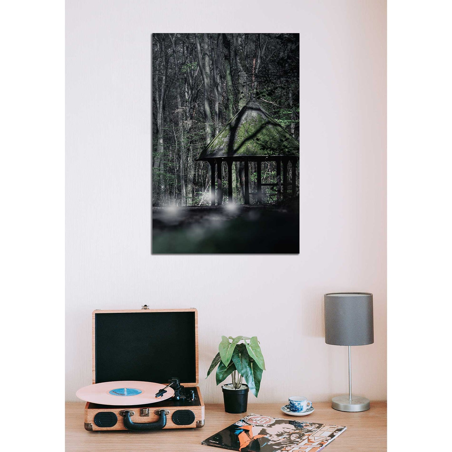 Poster Hütte im kottenforst Bonn